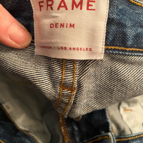 NWT Frame Denim Le Original Zip-Embellished Jeans MSRP $495 Size: 25 - Picture 12 of 16